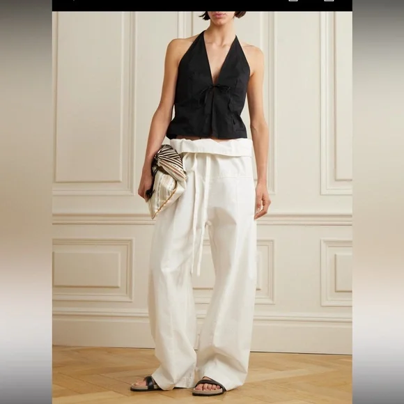 Deiji studios Black Halter Top - Picture 2 of 3